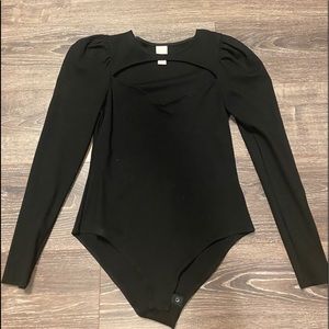 Cut out neck bodysuit